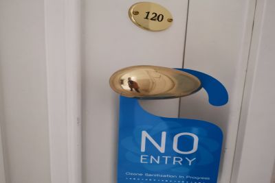 We sanitize with a ozone generator all the rooms every time a new guest arrives.