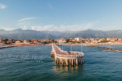 The Pier of Marina di Massa &copy; Hotel Villa Giada